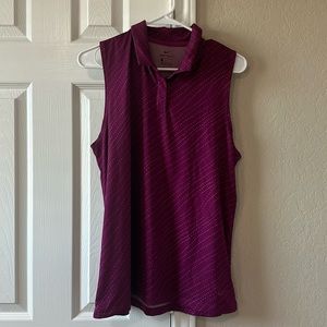 Nike Dri-Fit Women’s Sleeveless Polka Dot Polo